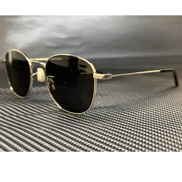 Saint laurent SL299 001 silver black lens new - Picture 1 of 11
